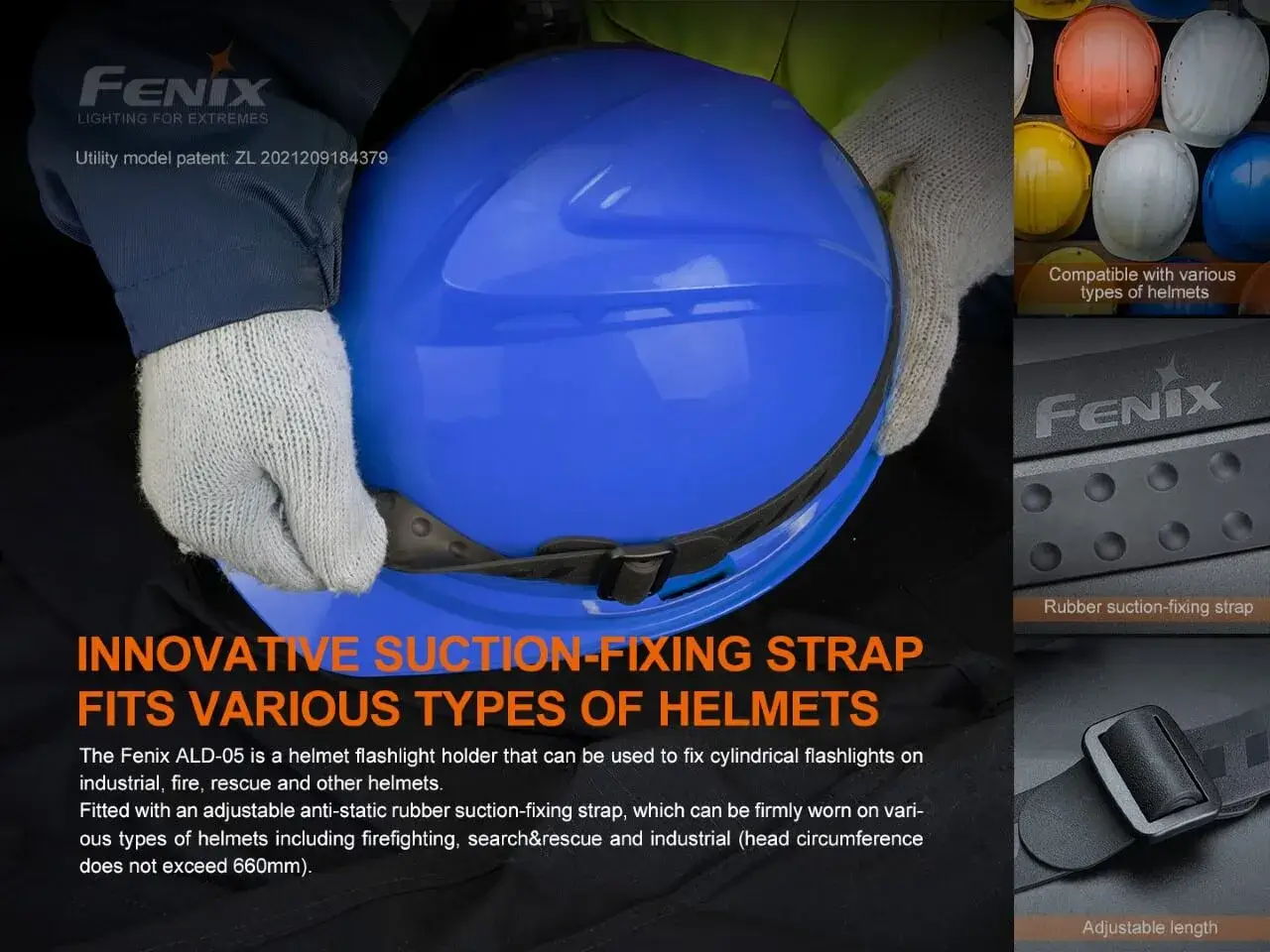 ALD-05 Helmet Flashlight Holder - Image 3