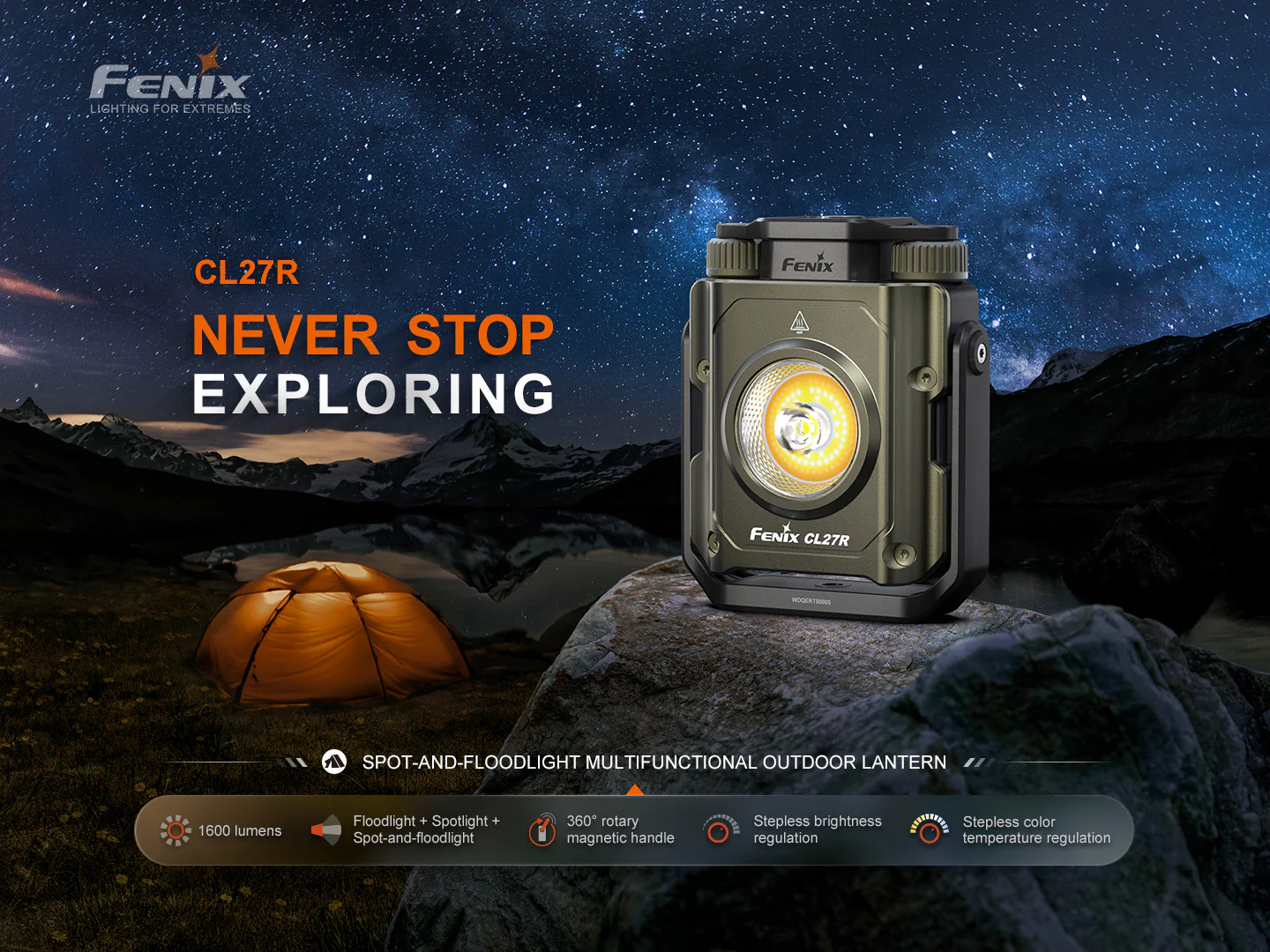 Fenix CL27R Multifunctional Outdoor Lantern - Image 3