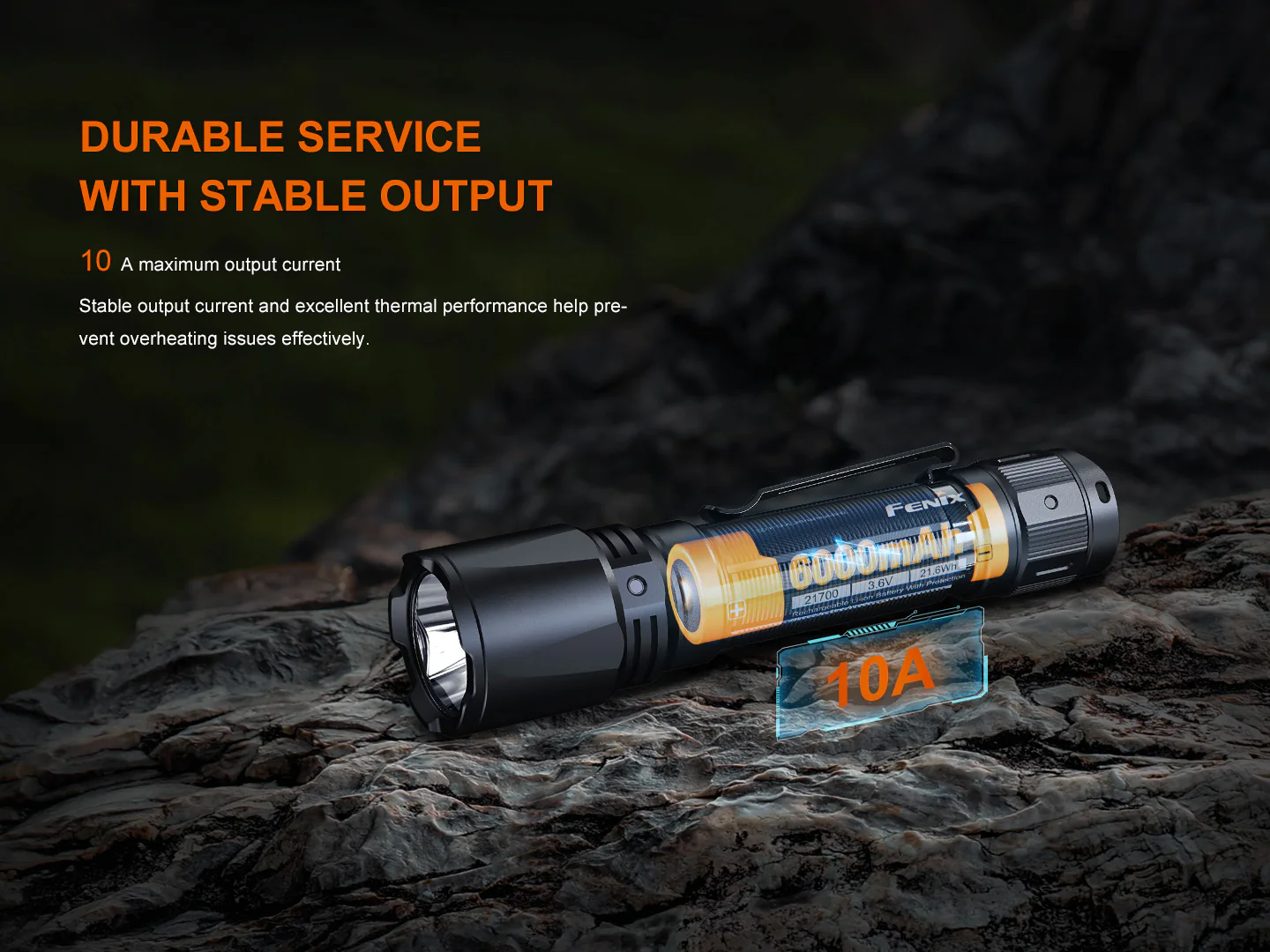 Fenix ARB-L21-6000 Rechargeable 21700 Li-ion Battery - 6000 mAh - Image 4