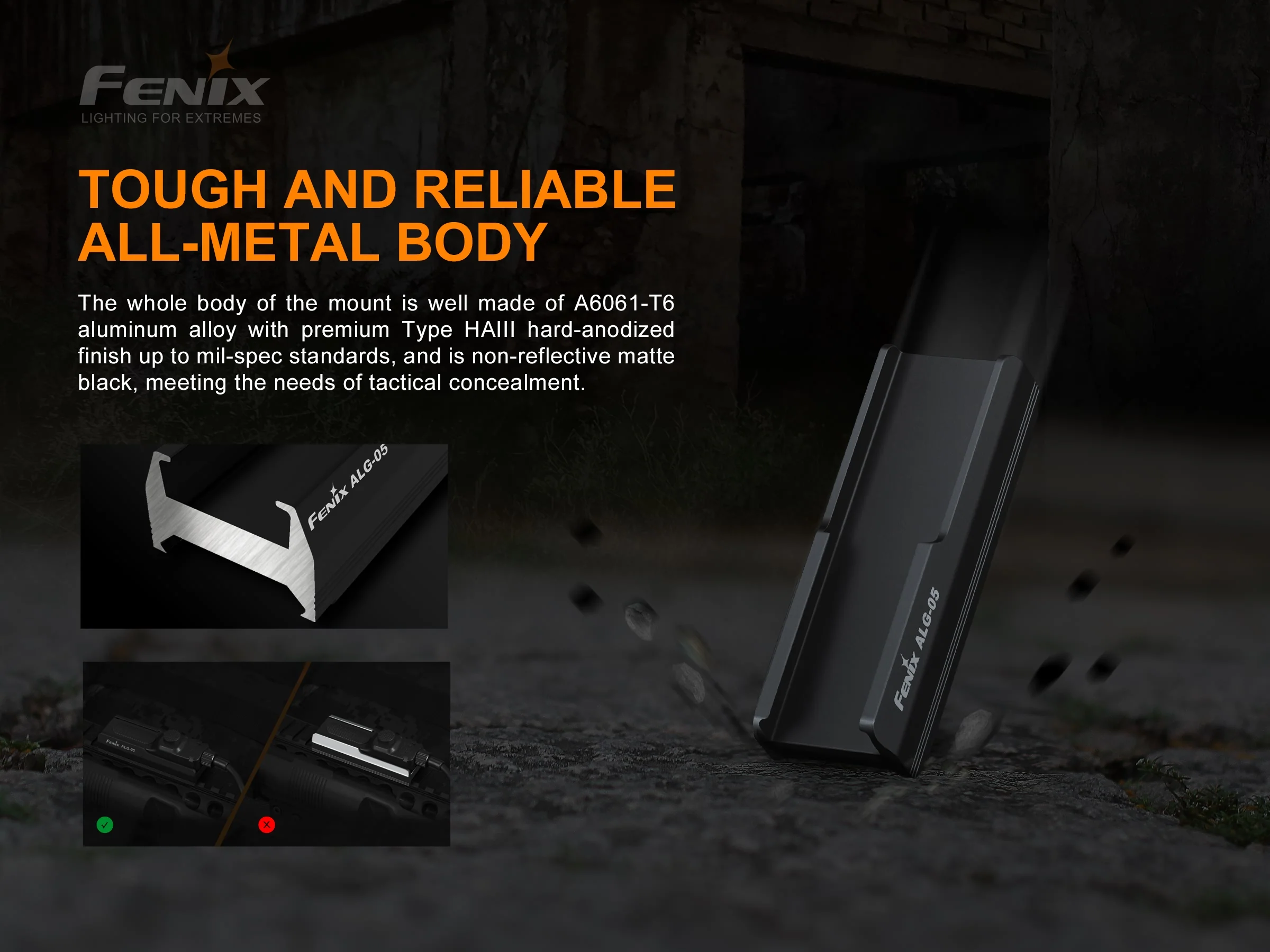 Fenix AER-02 V2.0 + ALG-05 Tactical Kit - Image 8