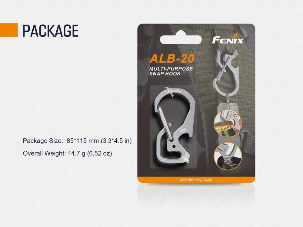 Fenix ALB-20 Multi-Purpose Snap Hook - Image 5