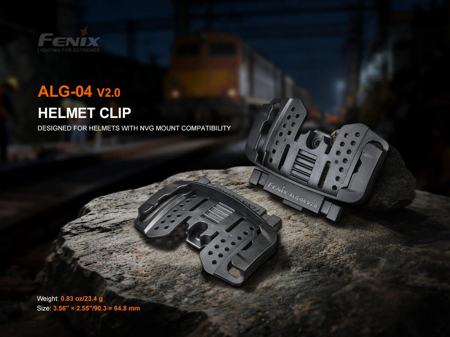 Fenix ALG-04 V2 NVG Helmet Mount Headlamp Clip - Image 3