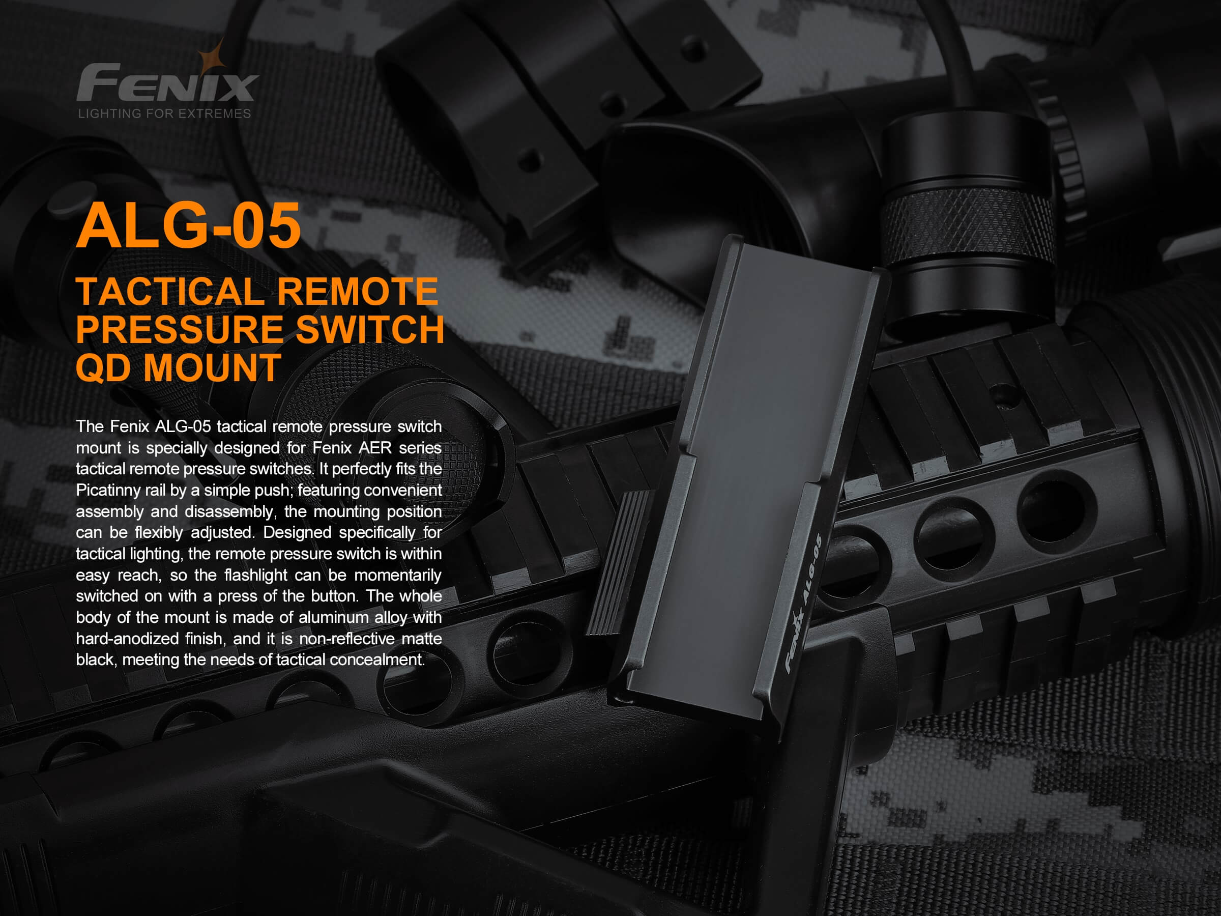 Fenix ALG-05 Tactical Remote Pressure Switch Mount - Image 3