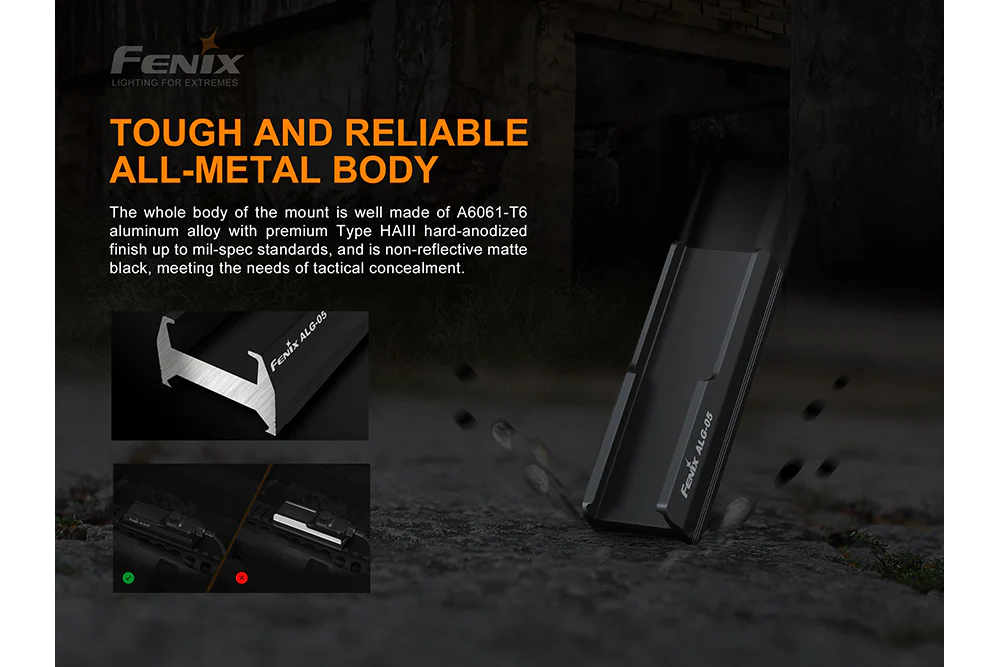 Fenix ALG-05 Tactical Remote Pressure Switch Mount - Image 4