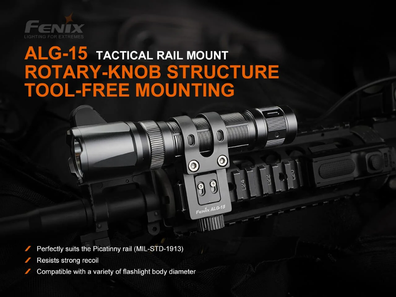 Fenix ALG-15 Tactical Rail Mount - Image 3