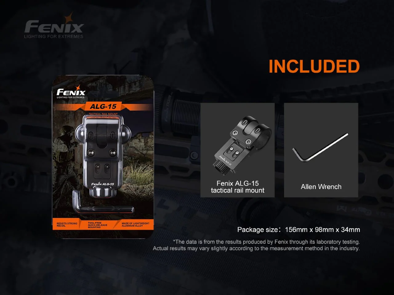 Fenix ALG-15 Tactical Rail Mount - Image 6