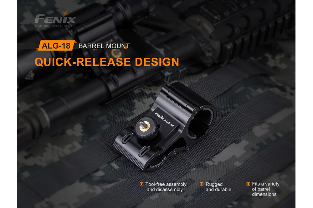 Fenix ALG-18 Flashlight Barrel Mount - Image 3