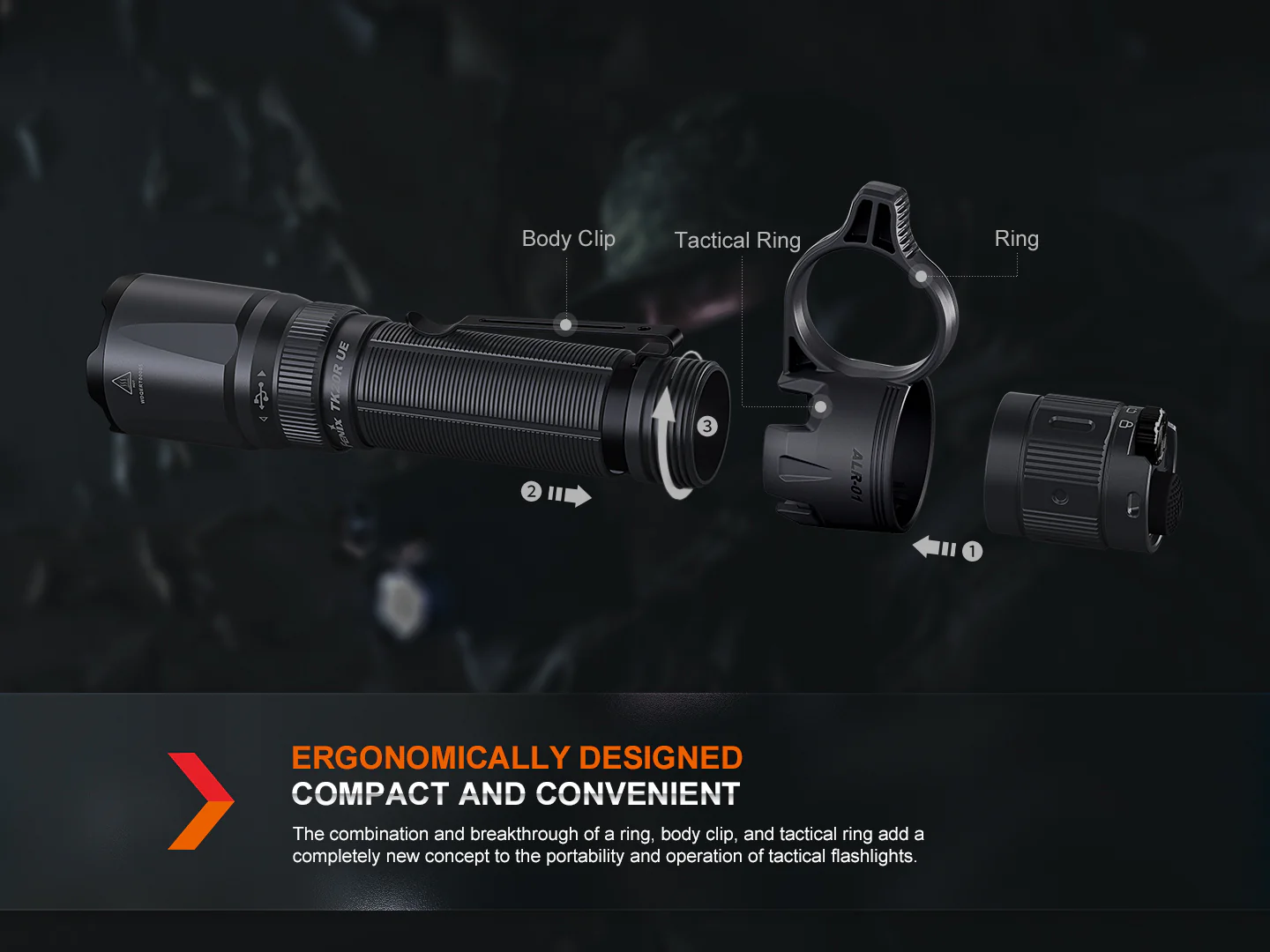 Fenix ALR-01 Tactical Flashlight Ring - Image 6