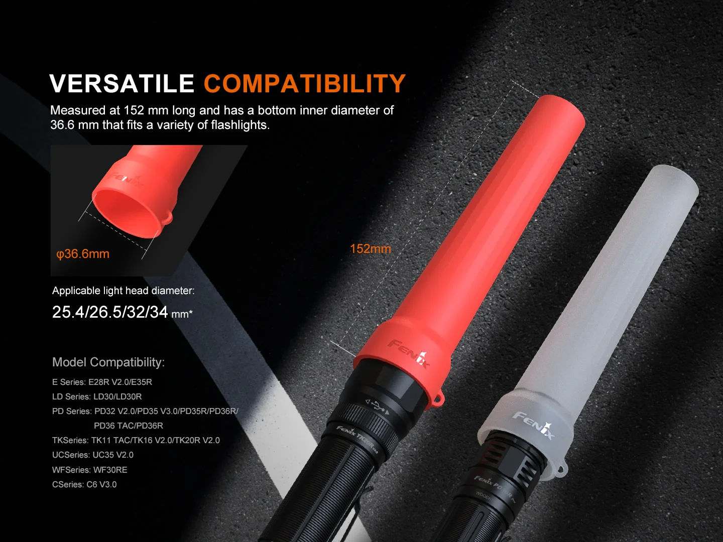 Fenix AOT-03 Soft Silicone Traffic Wand - Image 3