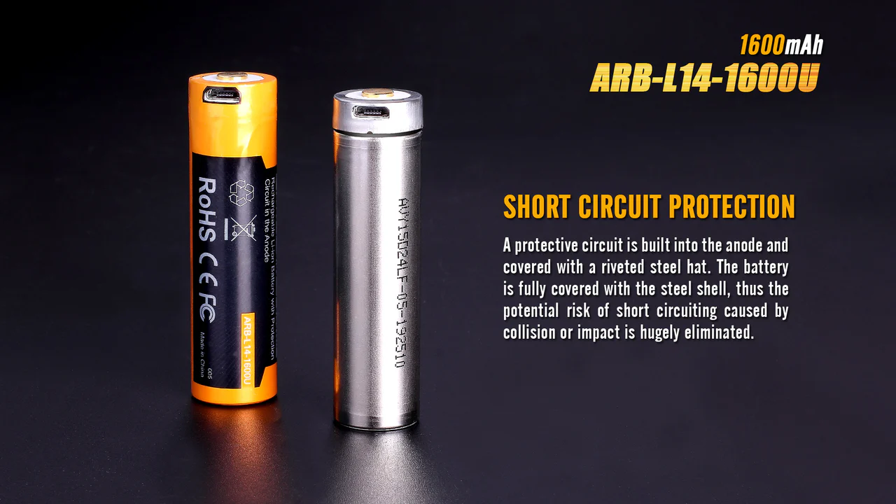 Fenix ARB-L14-1600U 1.5V USB Rechargeable Li-ion AA Battery - Image 6
