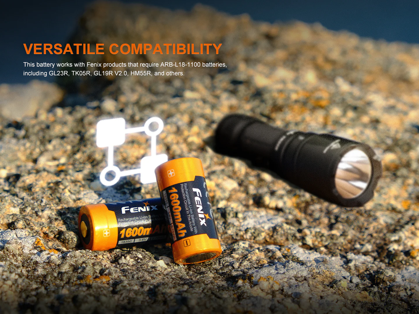Fenix ARB-L18-1600 Rechargeable 18350 Battery - Image 5