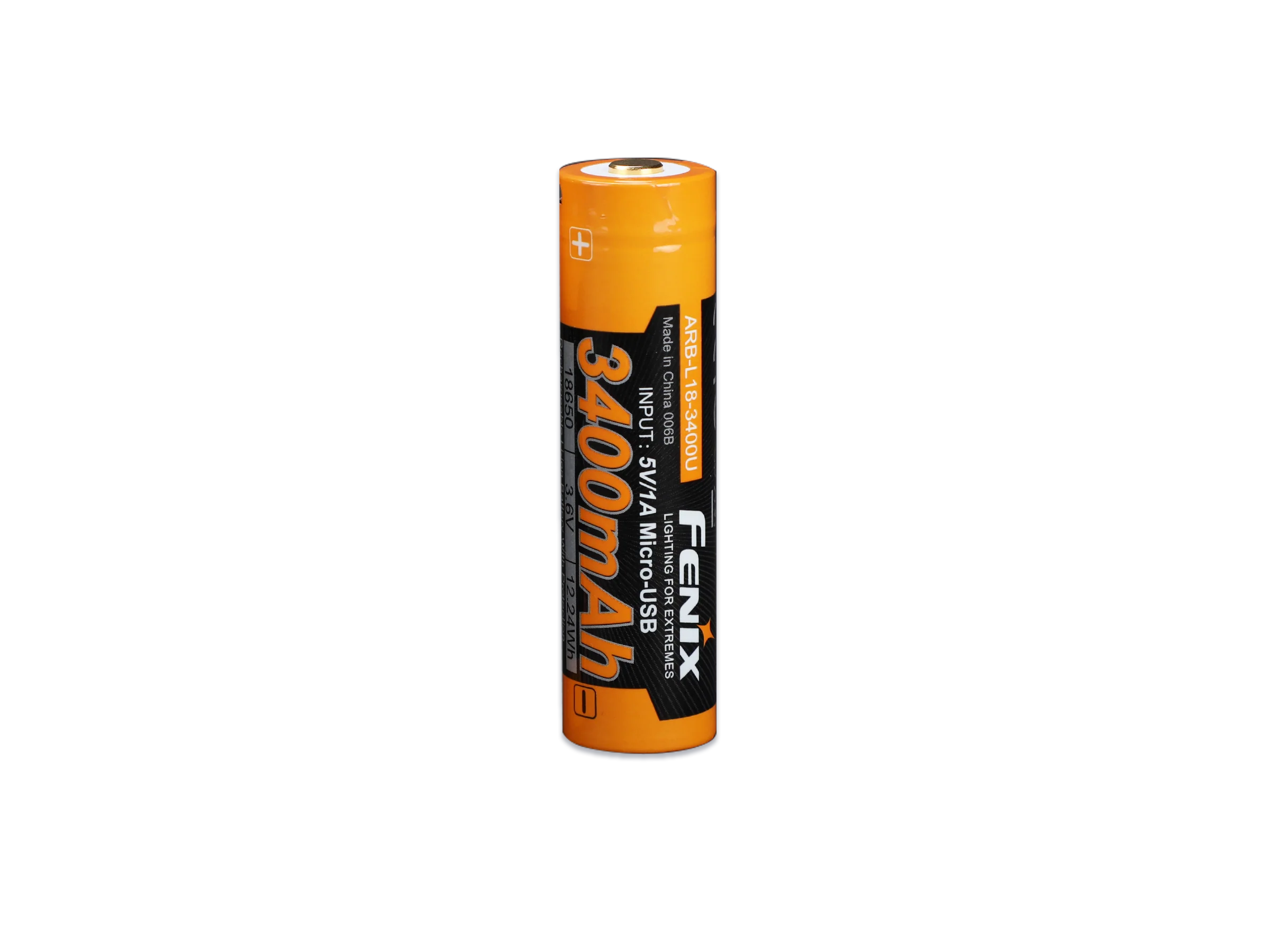 Fenix ARB-L18-3400U Micro-USB Rechargeable 18650 Battery - Image 8