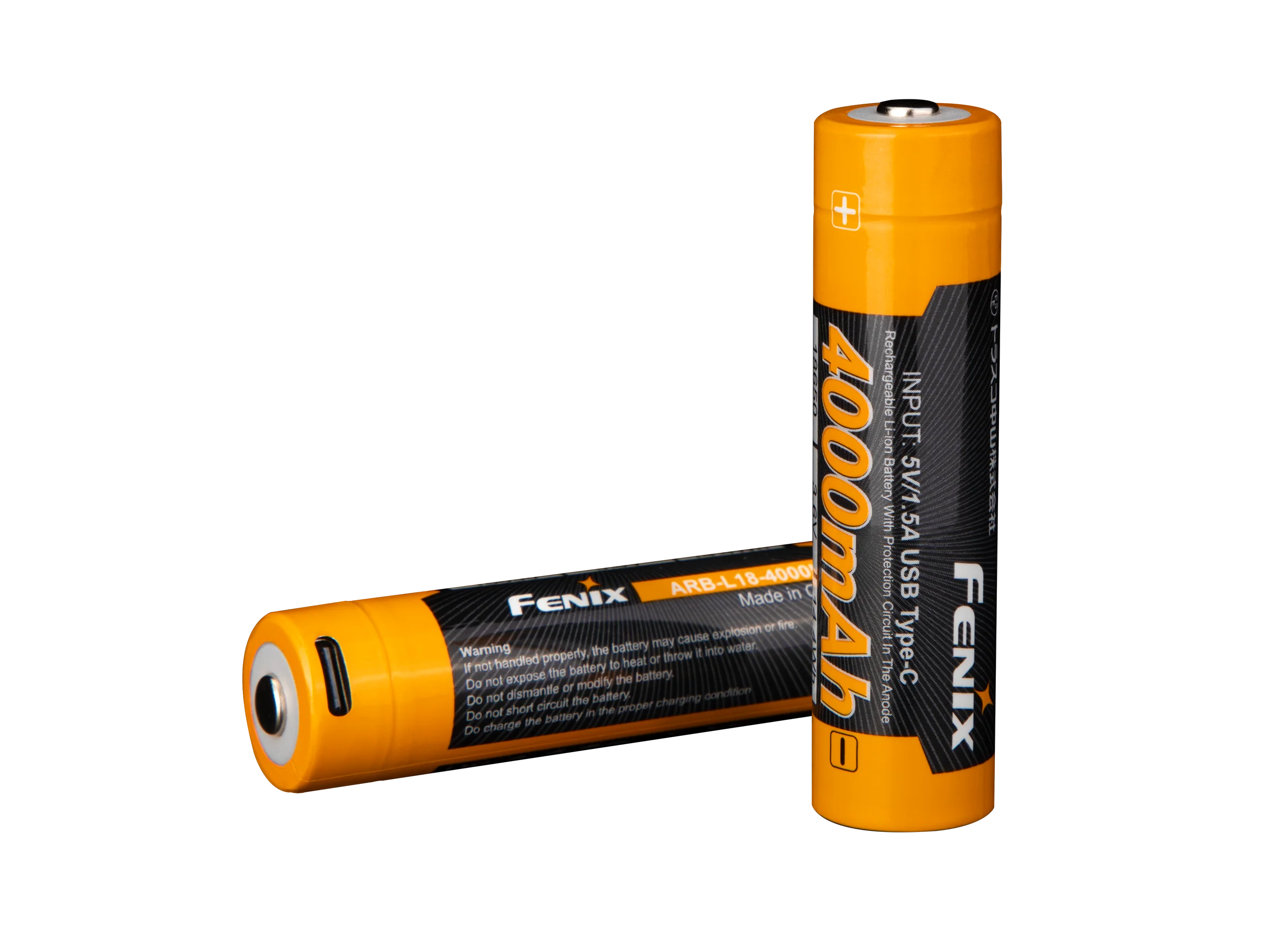 Fenix ARB-L18-4000U High-Capacity USB Rechargeable 18650 Battery - 4000mAh - Image 12