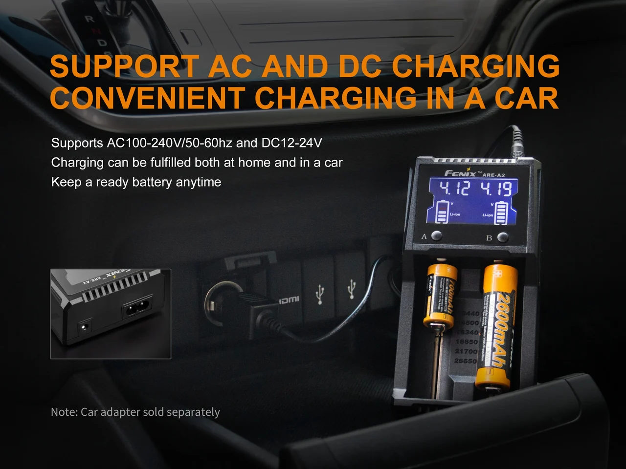 Fenix ARE-A2 Dual Channel Battery Smart Charger - Image 5