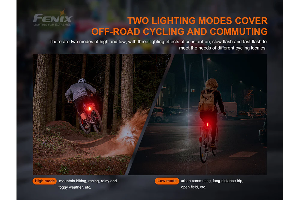 Fenix BC05R V2.0 Rechargeable Bicycle Tail Light - Image 13