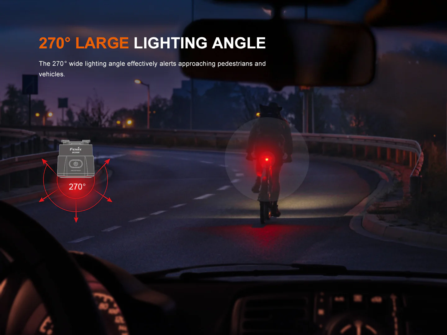 Fenix BC06R Smart-Brake Bicycle Taillight - Image 11