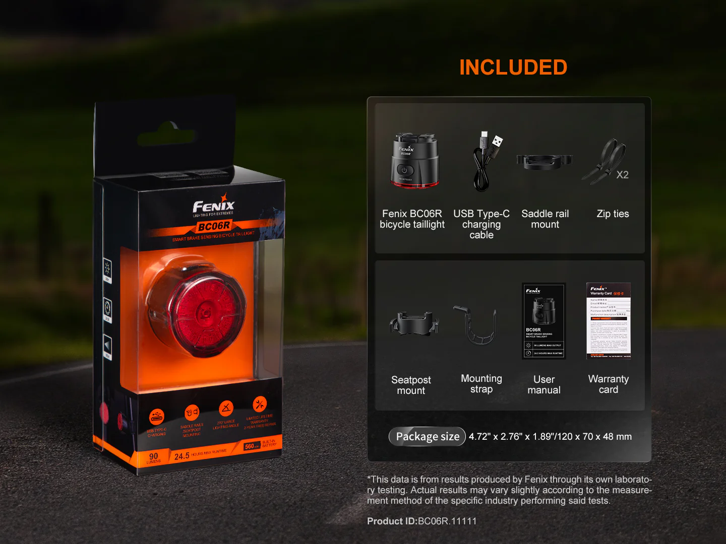Fenix BC06R Smart-Brake Bicycle Taillight - Image 15