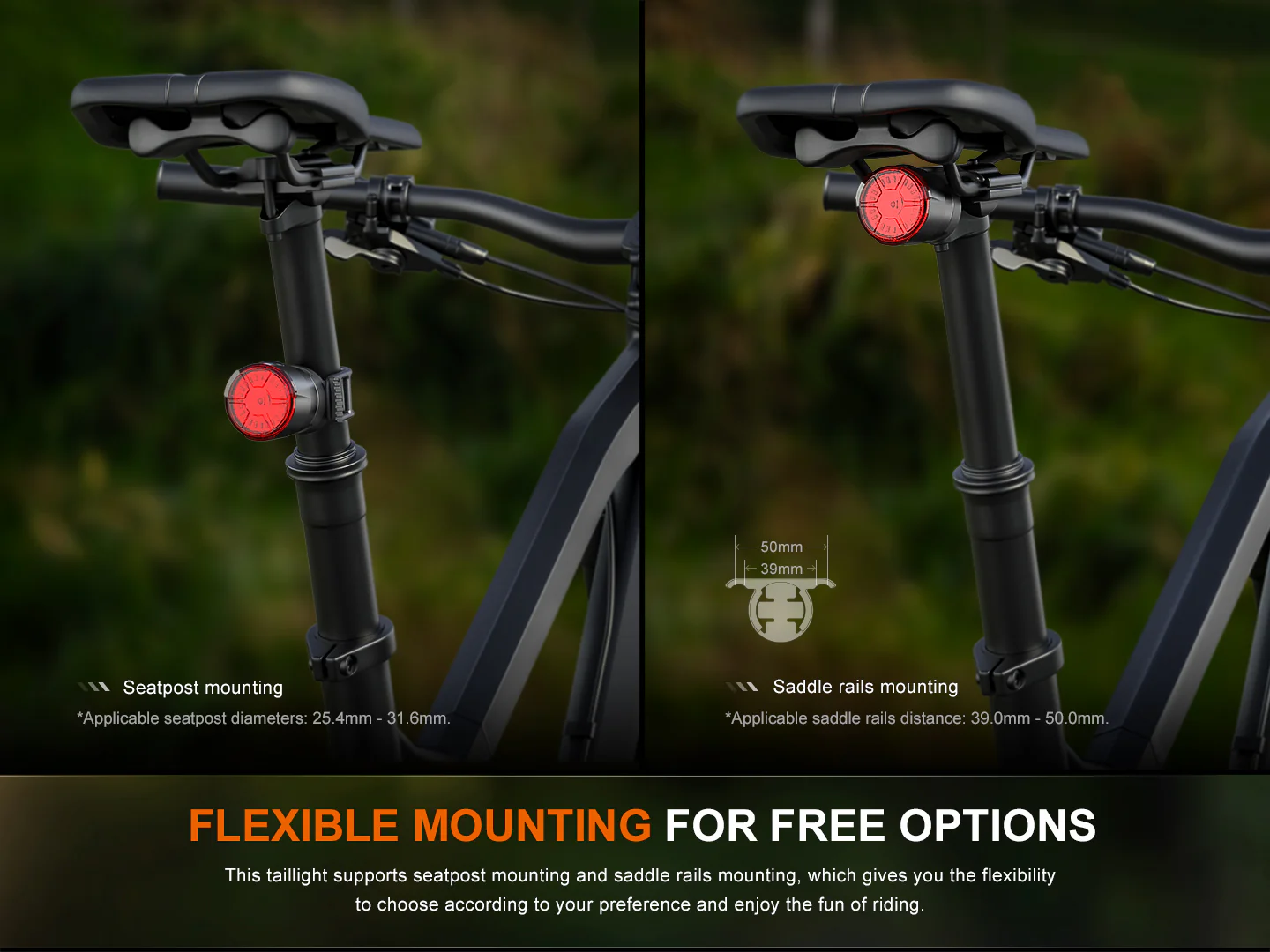 Fenix BC06R Smart-Brake Bicycle Taillight - Image 5
