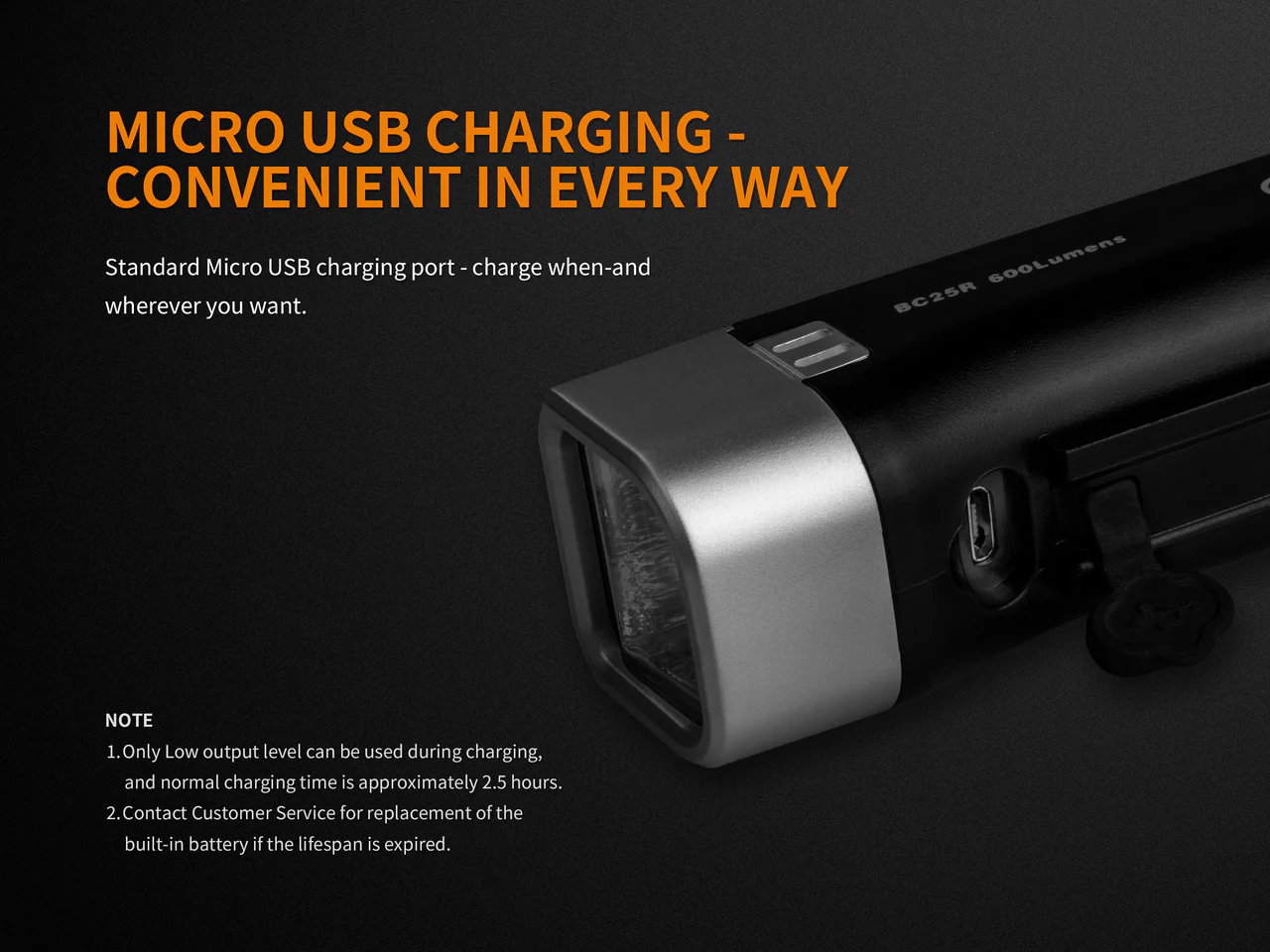 Fenix BC25R LED Bike Light - Image 10