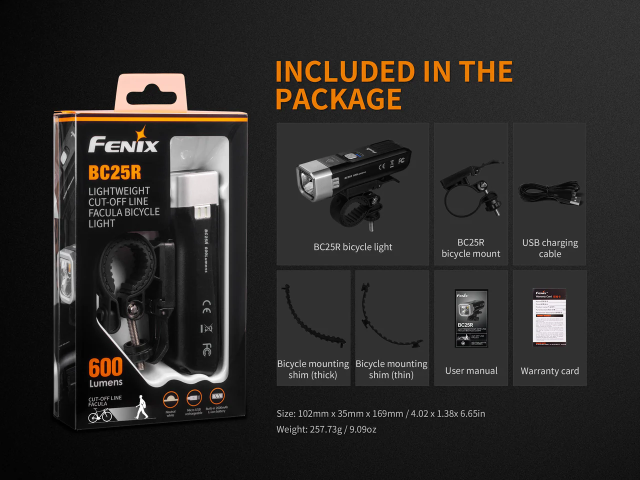 Fenix BC25R LED Bike Light - Image 13