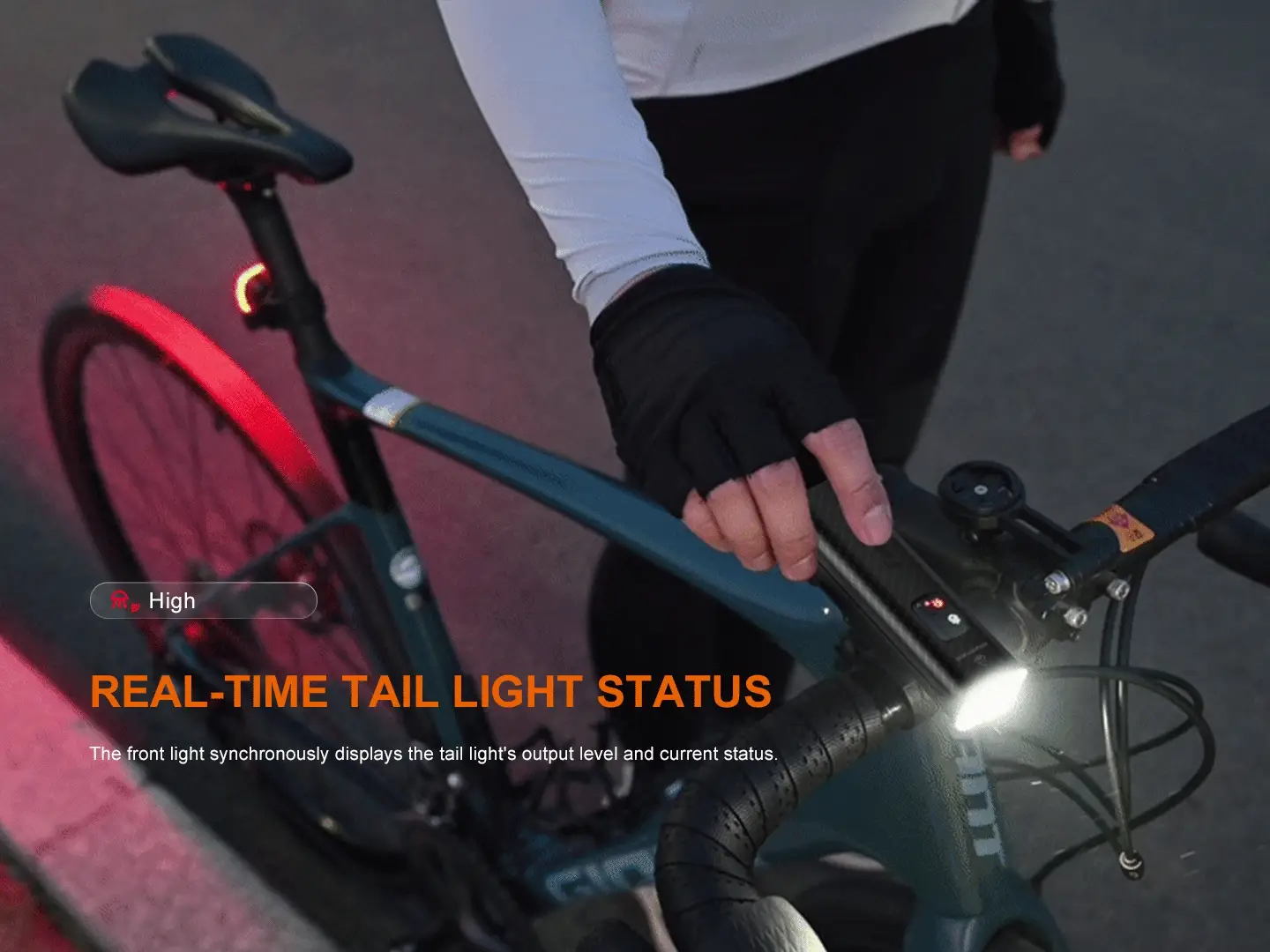 Fenix BC28R Smart Head & Tail Bike Light Combo - Image 7