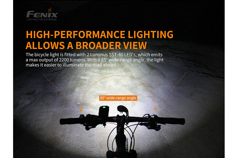 Fenix BC30 V2 LED Bike Light - Image 7