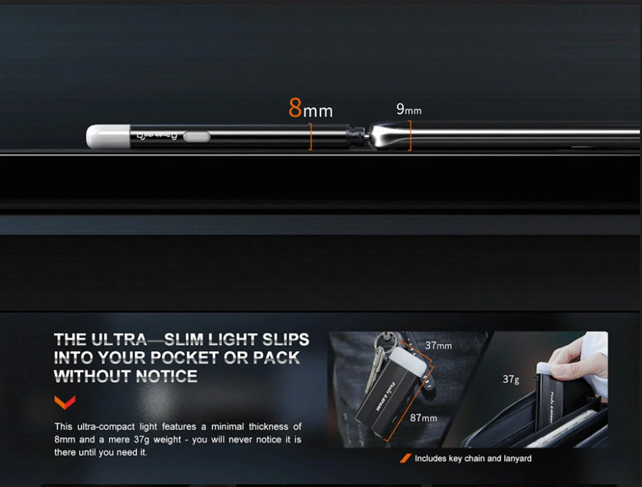 Fenix E-SPARK Ultra-Thin Powerbank LED Flashlight - Image 8