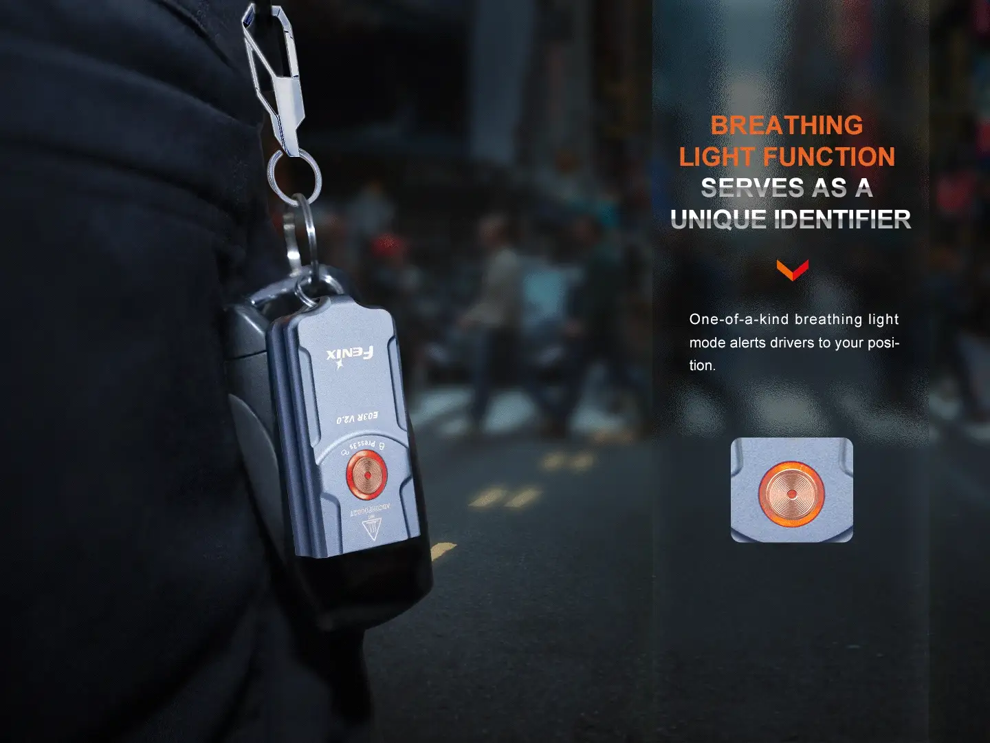 Fenix E03R V2 Keychain Flashlight -- OPEN BOX - Image 4