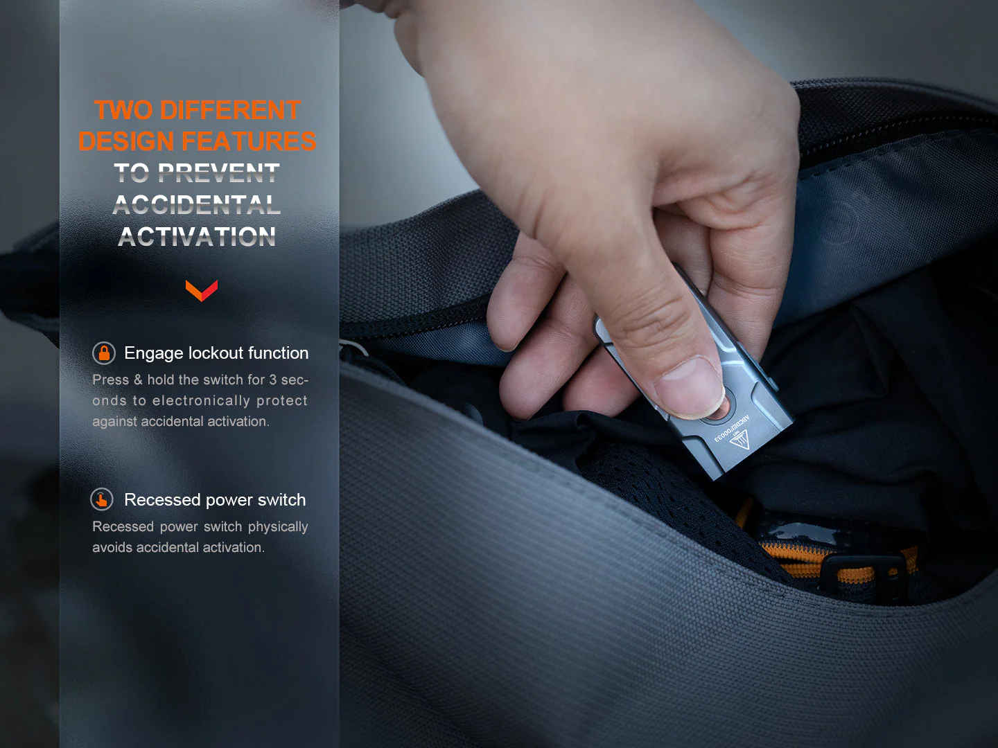 Fenix E03R V2 Keychain Flashlight -- OPEN BOX - Image 8