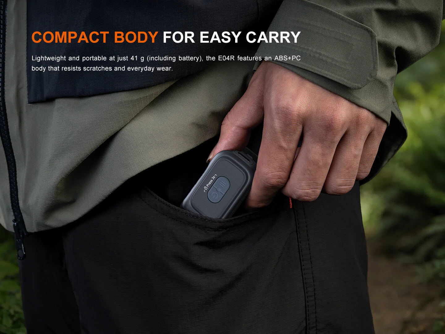 Fenix E04R Rotating Clip-On Light - Image 13