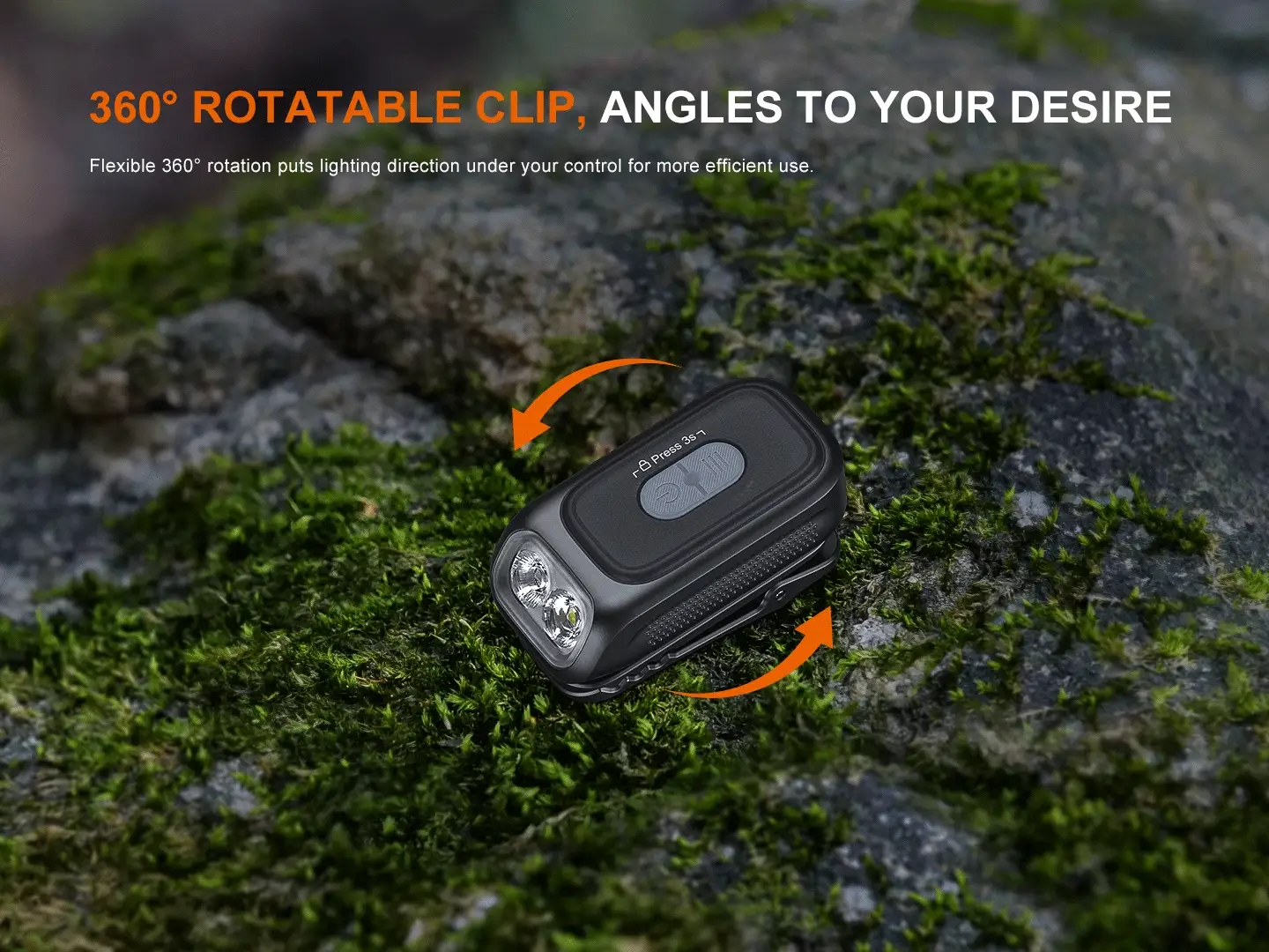 Fenix E04R Rotating Clip-On Light - Image 3
