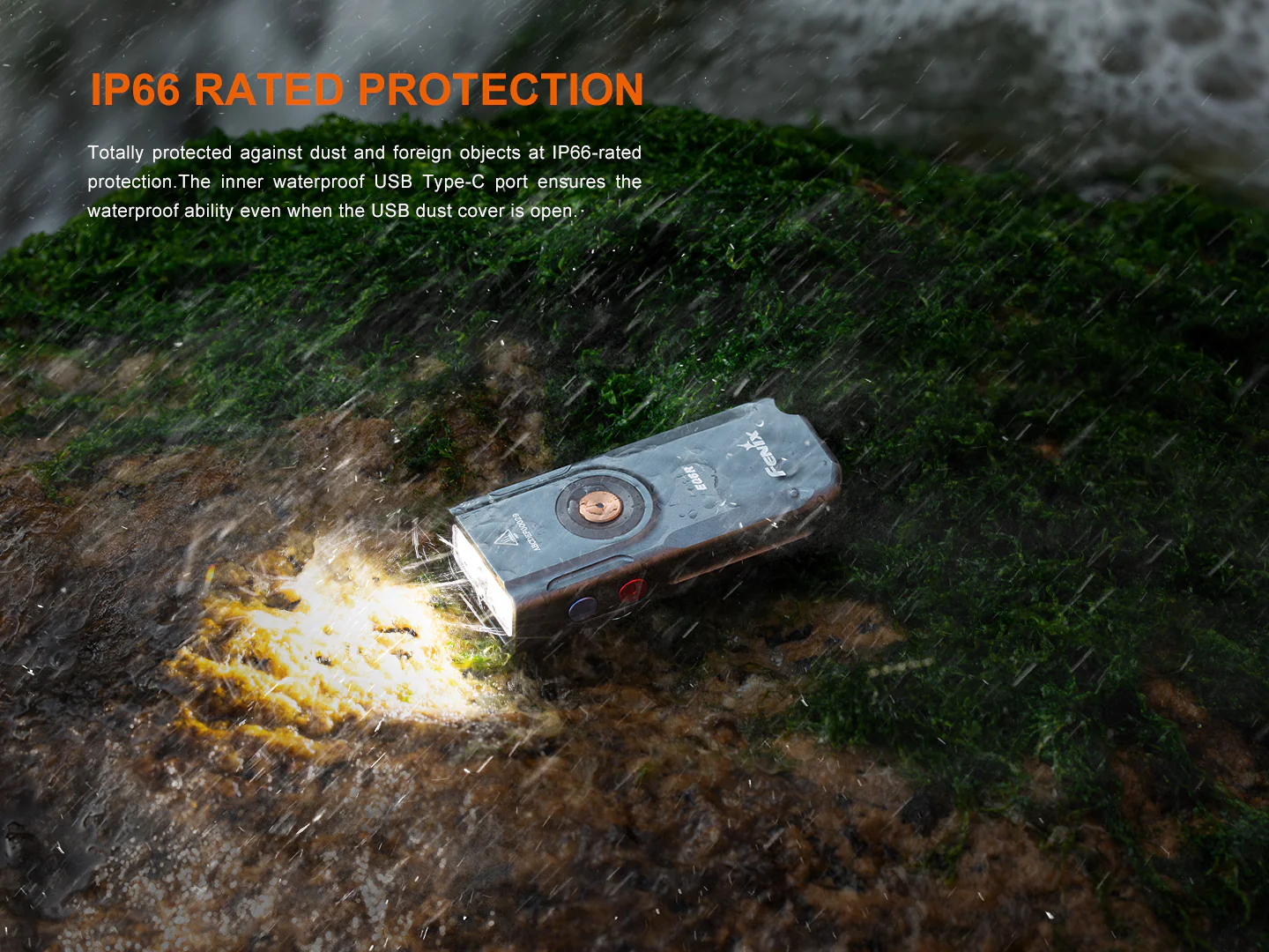 Fenix E06R Keychain Light with White, UV, and Red Laser Lights - Image 16