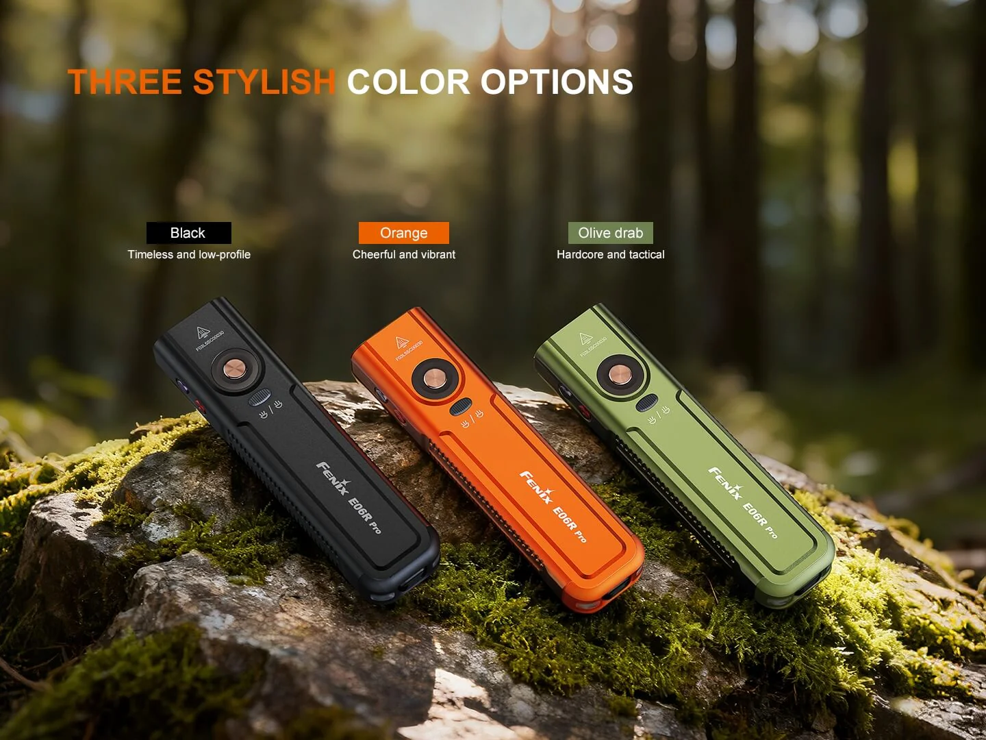 Fenix E06R Pro Keychain Light with White, UV, & Red Laser Lights - 1600 Lumens - Image 8