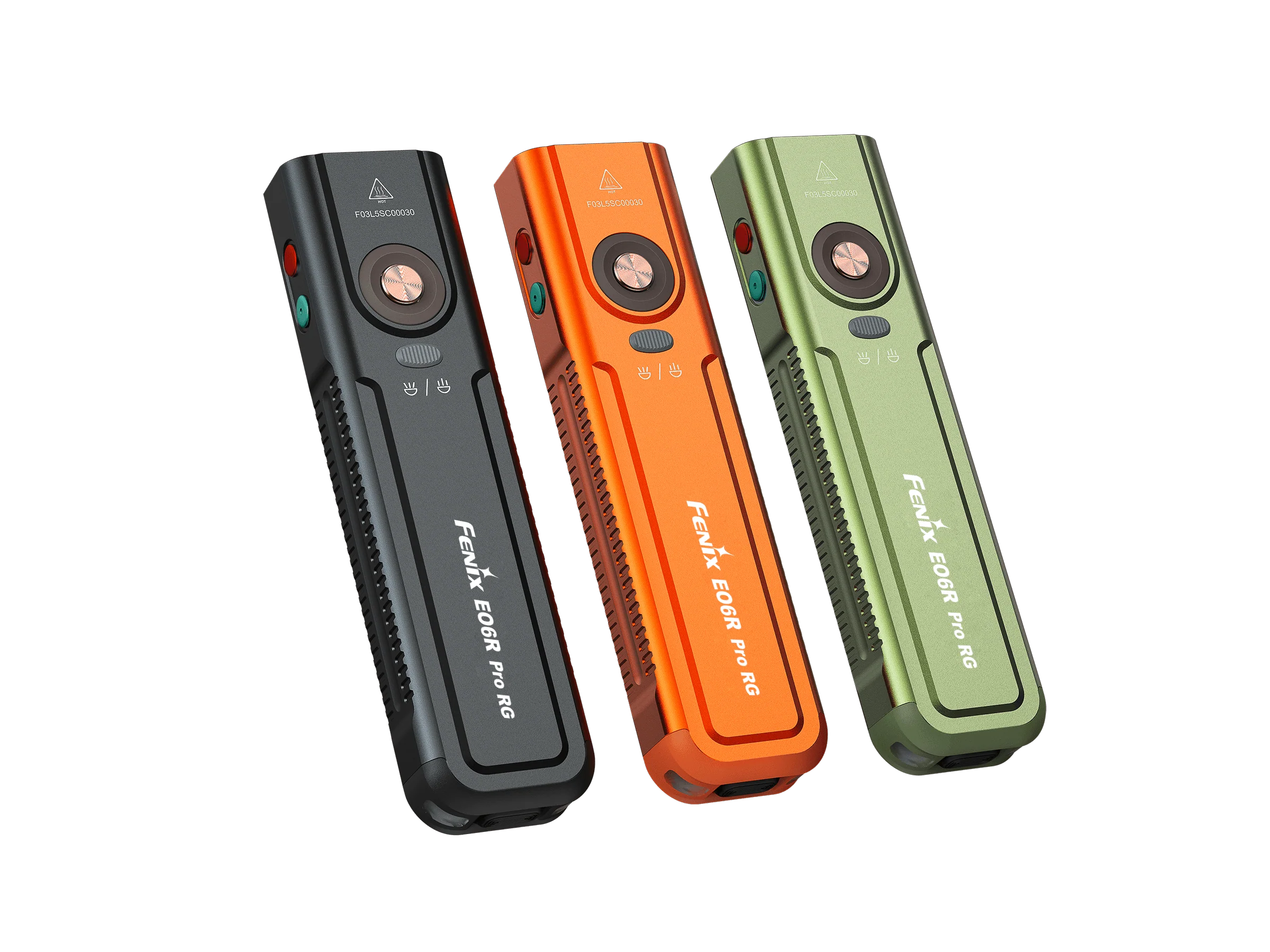 Fenix E06R Pro RG Triple Color Flashlight with Green Laser