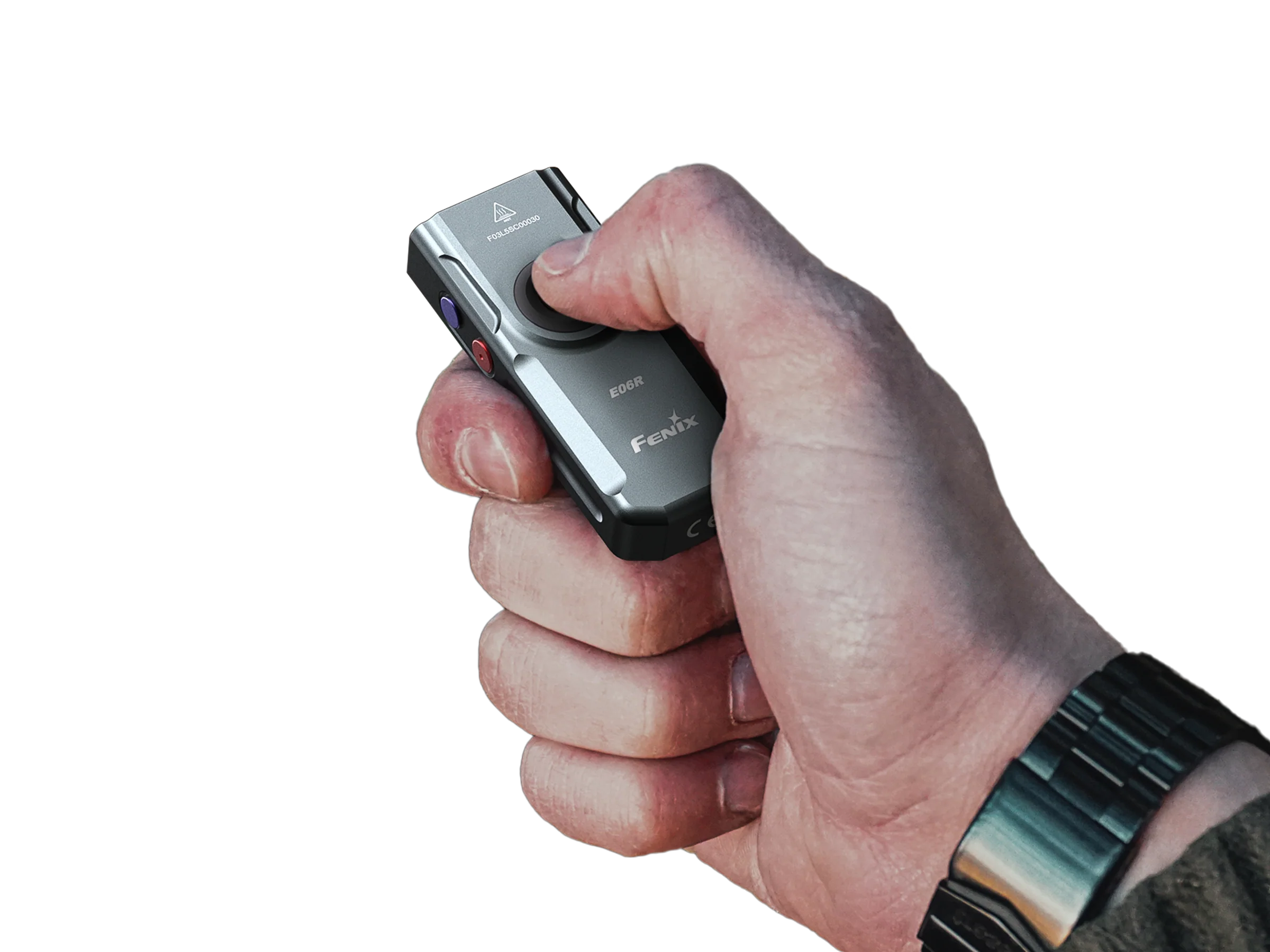 Fenix E06R Keychain Light with White, UV, and Red Laser Lights - Image 23