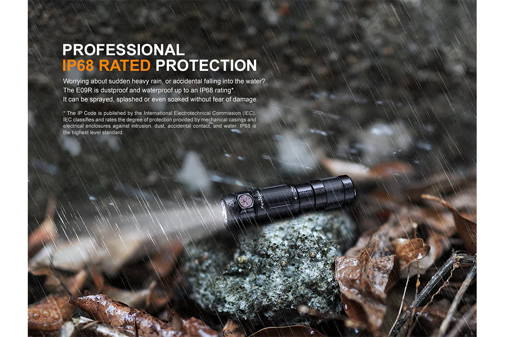 Fenix E09R Rechargeable High-Output Flashlight - 600 Lumens - Image 10