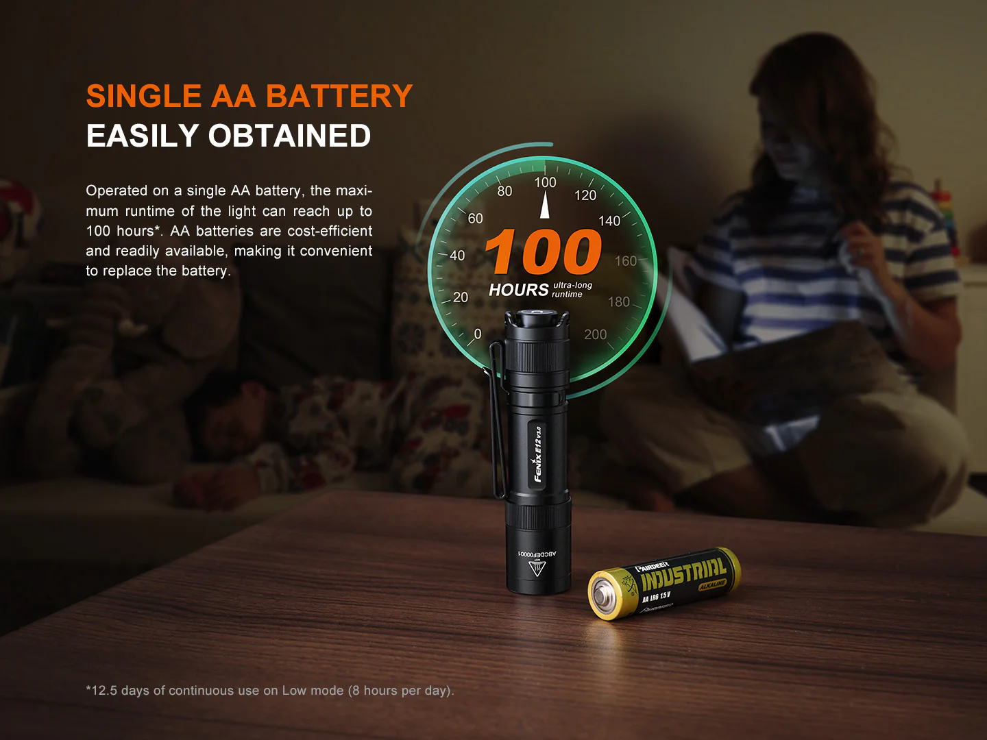Fenix E12 V3 Pocket EDC AA Flashlight - Image 8