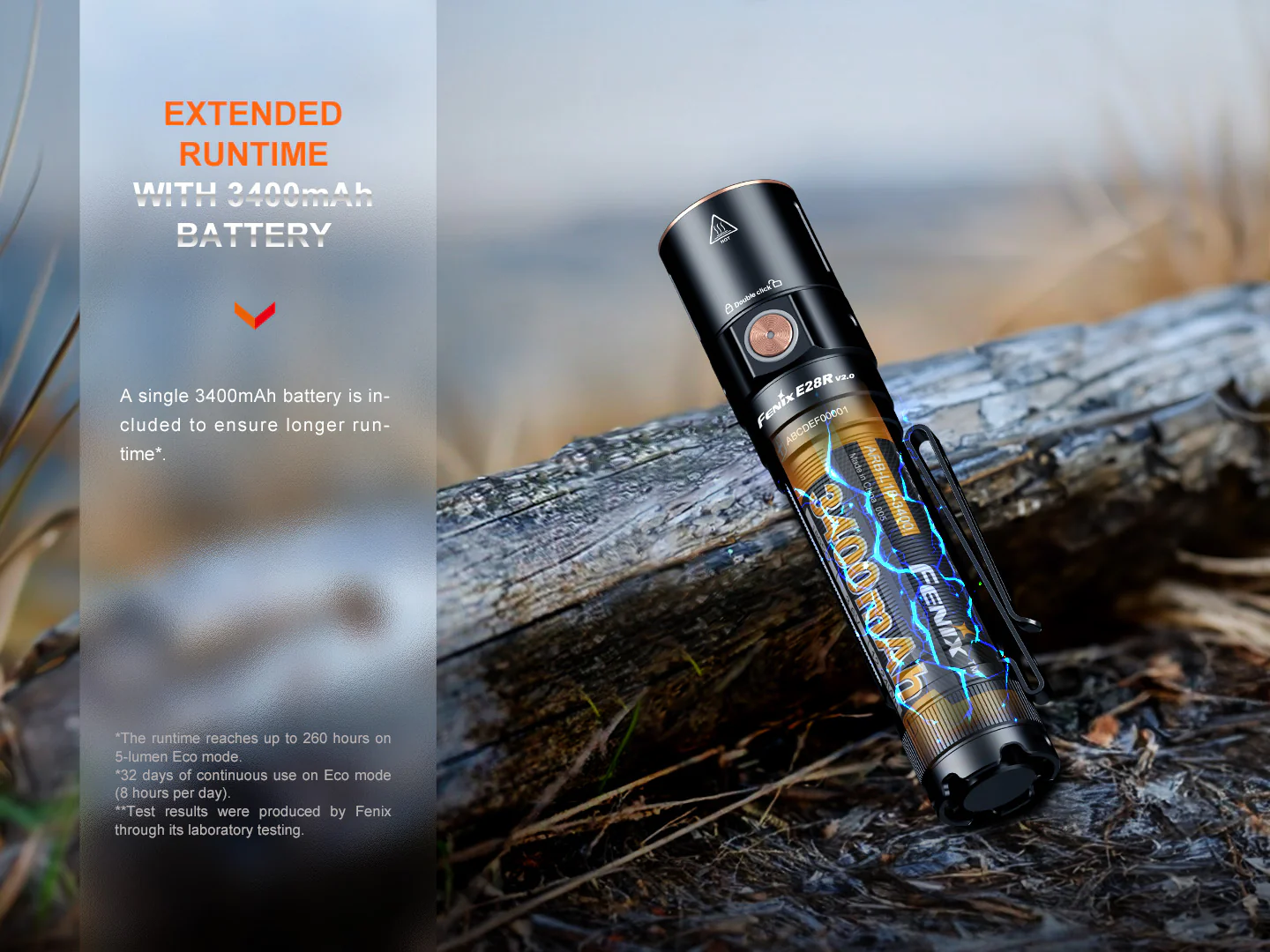 Fenix E28R V2 Rechargeable EDC Flashlight - Image 10