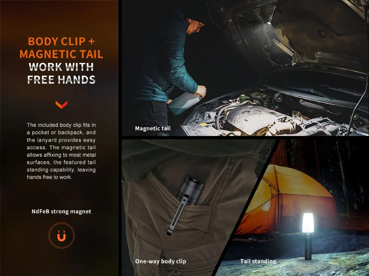 Fenix E35R High-Performance Rechargeable LED Flashlight -- OPEN BOX - Image 9