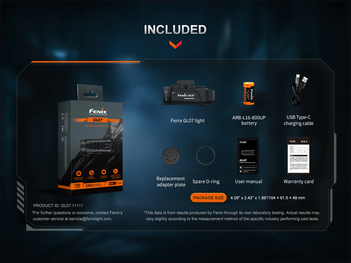 Fenix GL07 Quick Release Weapon Light - Image 15