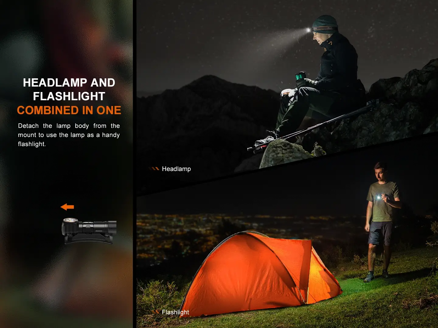Fenix HM23 V2.0 Lightweight Detachable AA Headlamp - Image 6