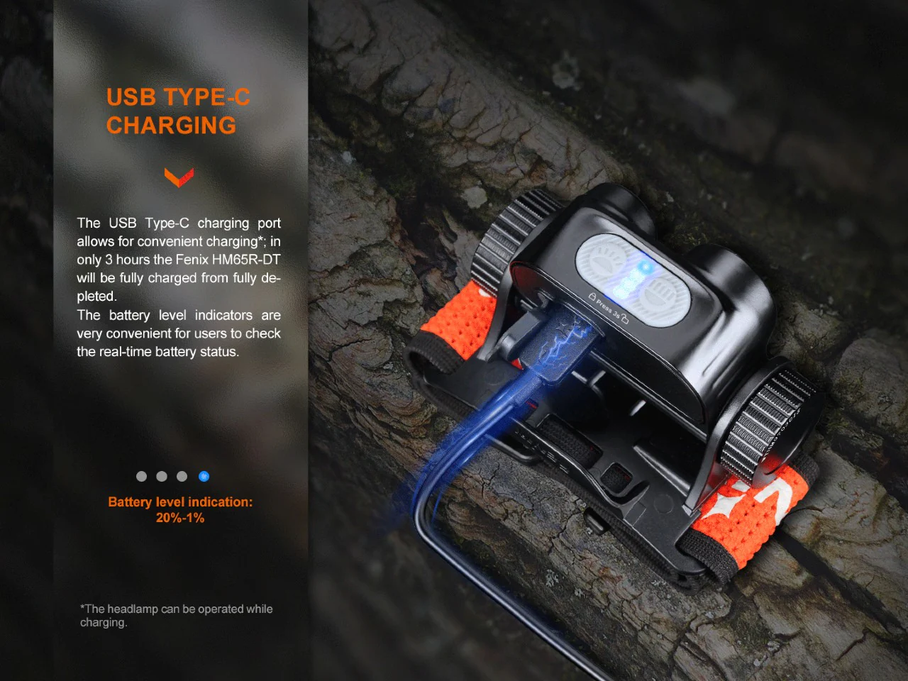 Fenix HM65R-DT Trail Running LED Headlamp - Image 7
