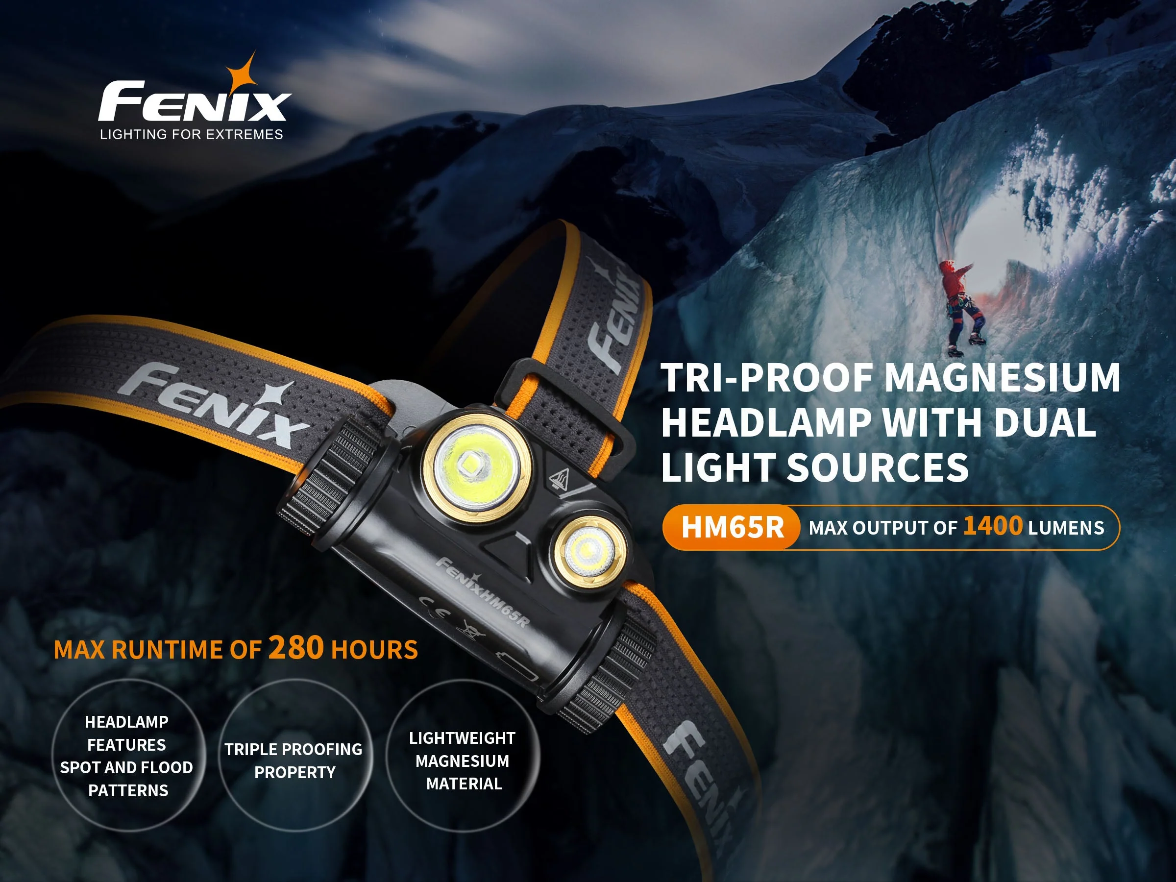 Fenix HM65R Rechargeable LED Headlamp -- OPEN BOX - Image 3