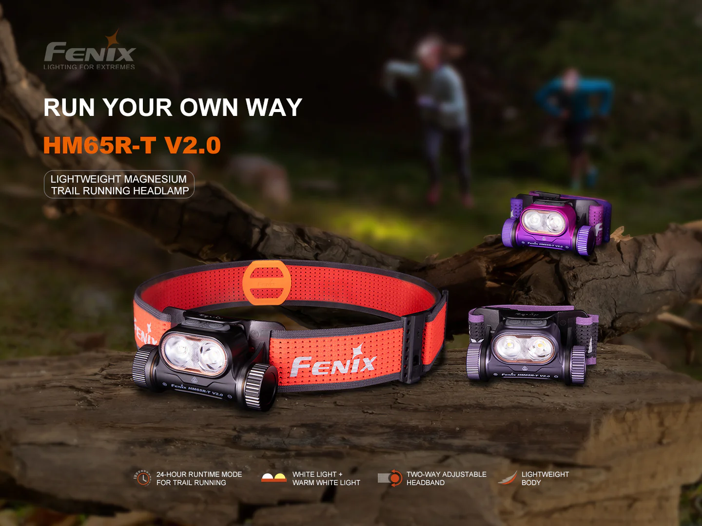 Fenix HM65R-T V2 Rechargeable Lightweight Trail Running Headlamp - Image 4