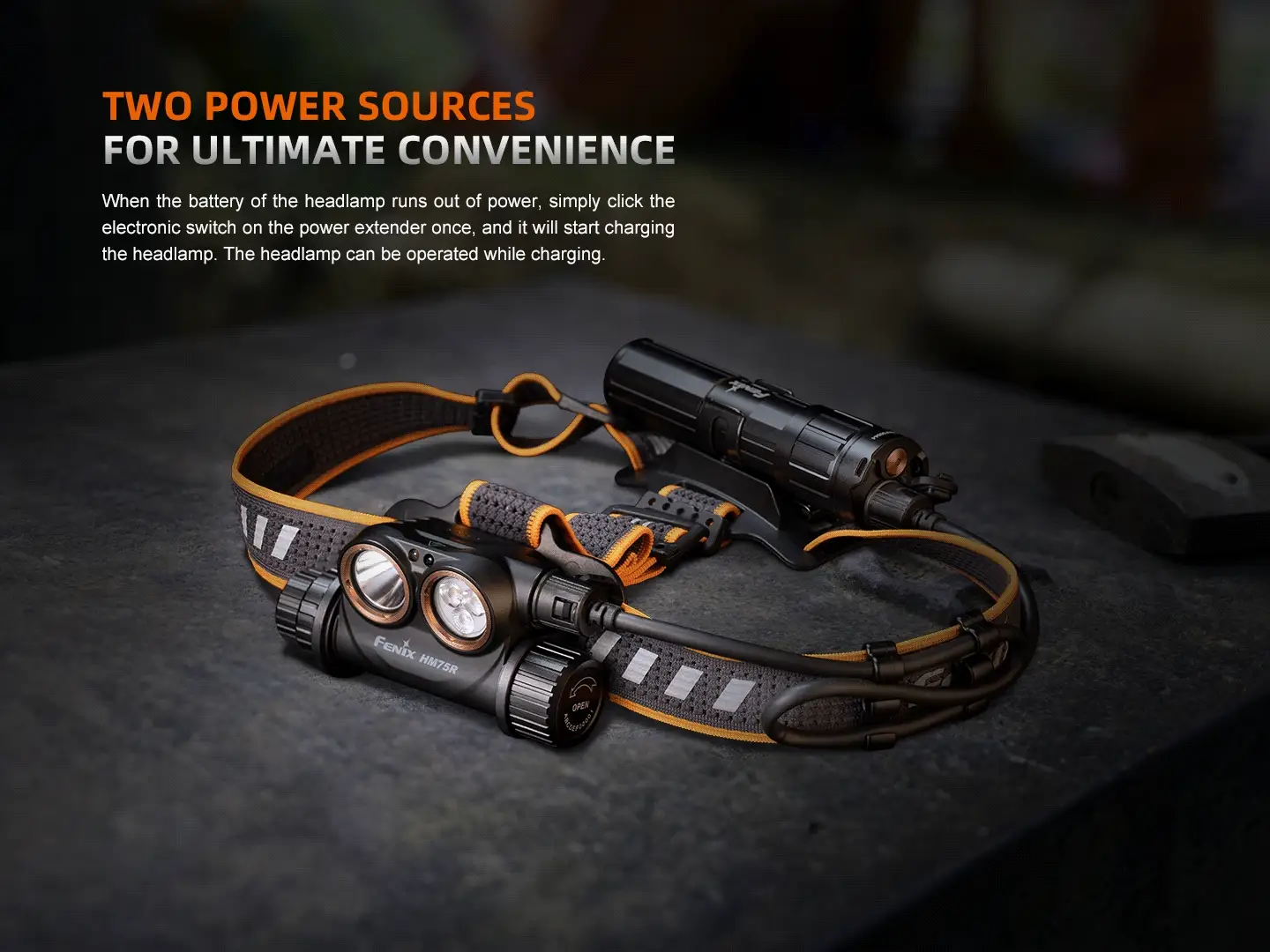Fenix HM75R Rechargeable Industrial Headlamp - 1600 Lumens - Image 6