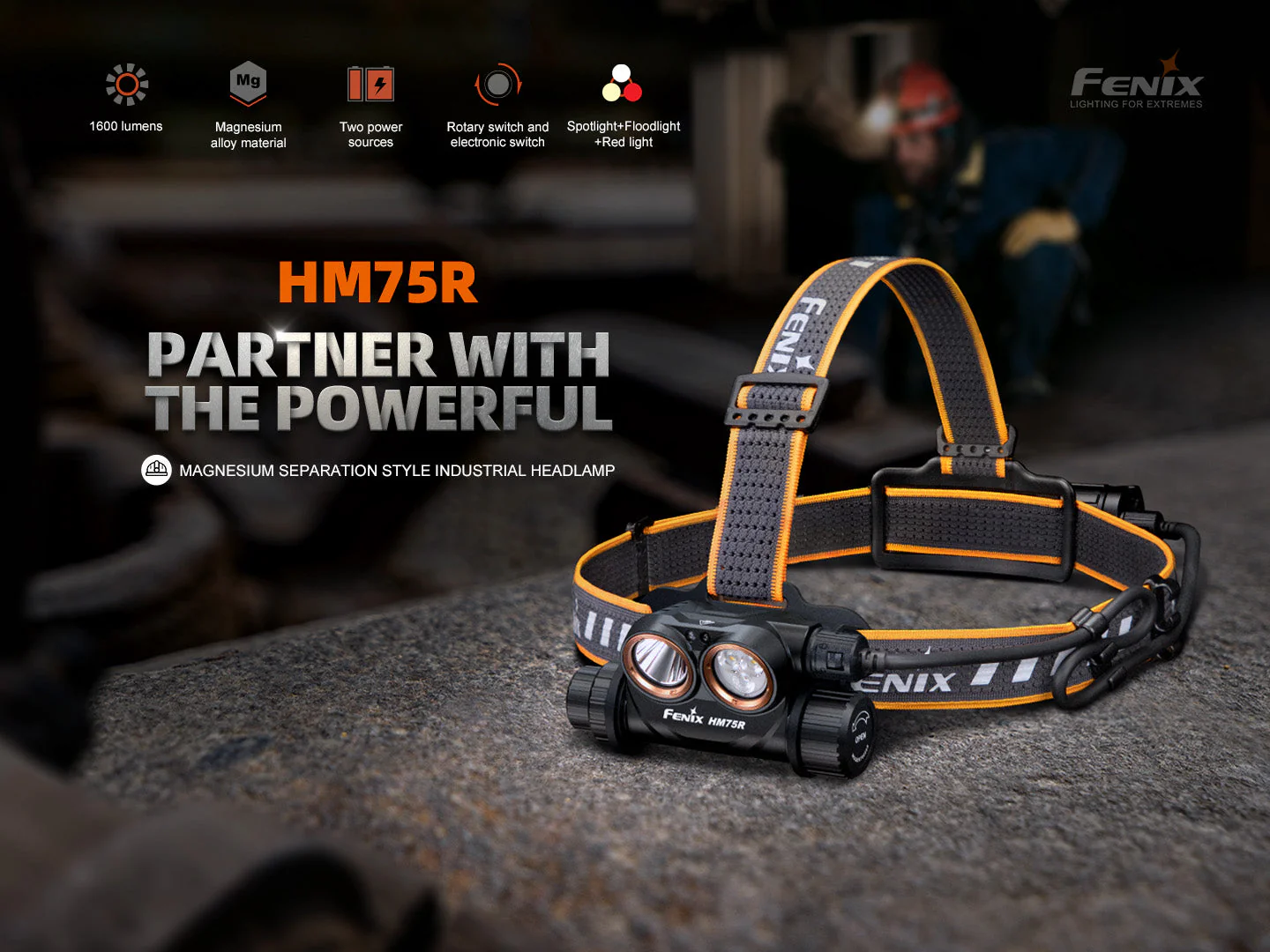 Fenix HM75R Rechargeable Industrial Headlamp -- OPEN BOX - Image 3
