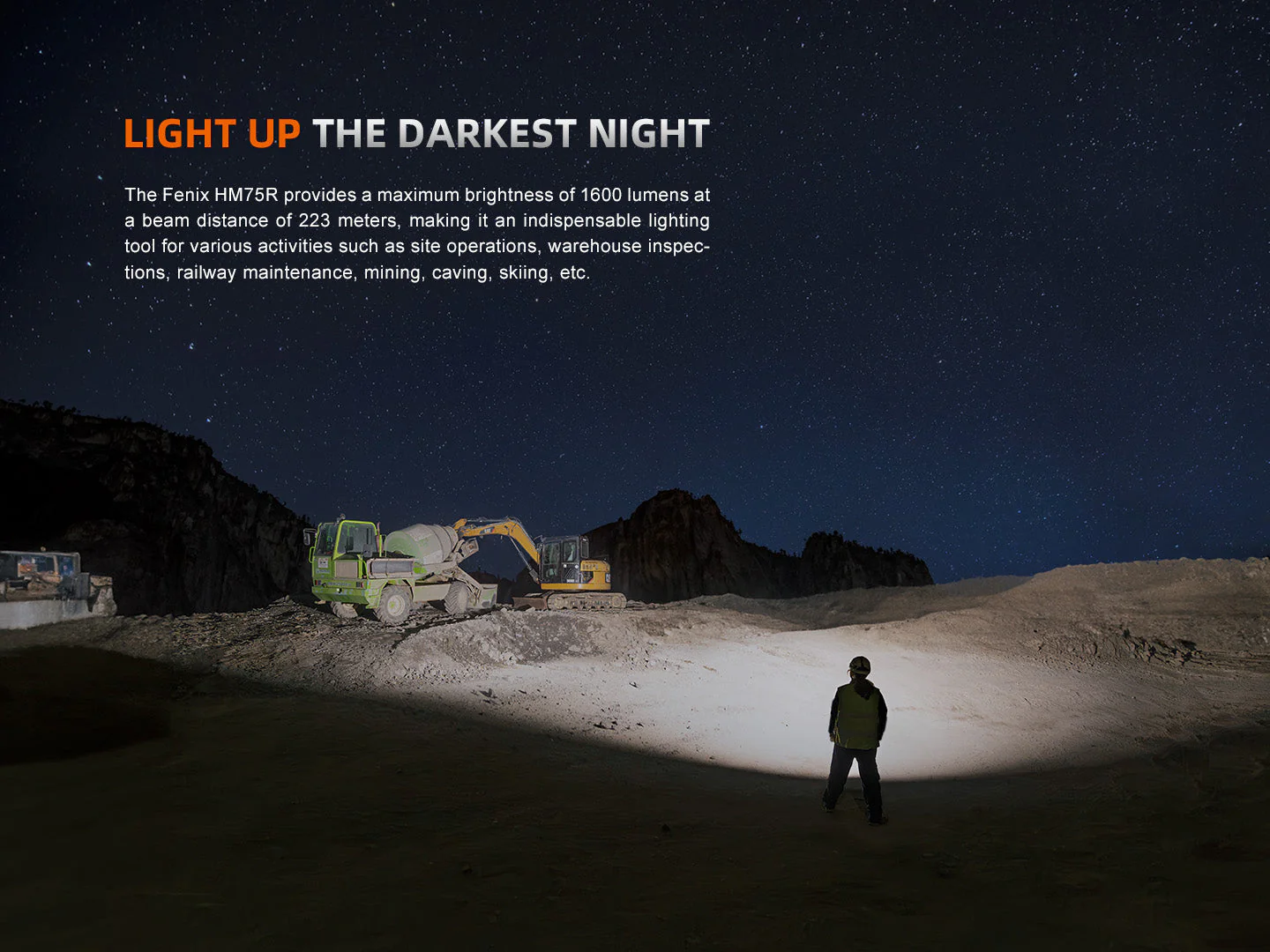 Fenix HM75R Rechargeable Industrial Headlamp -- OPEN BOX - Image 4