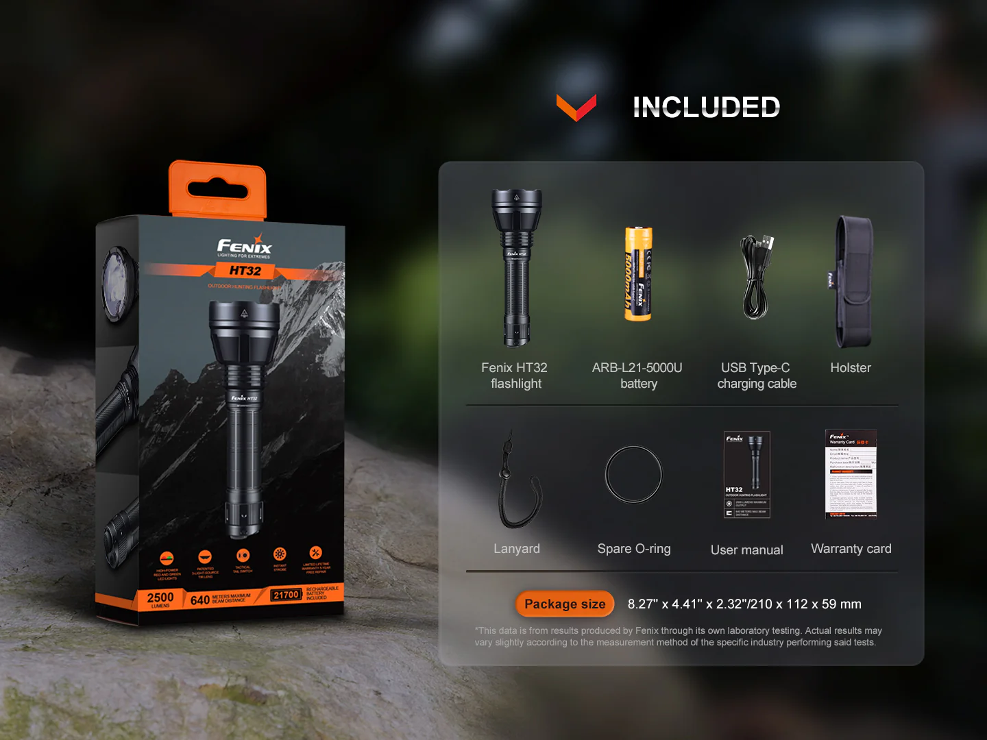 Fenix HT32 Hunting Flashlight with Red & Green Output - Image 16