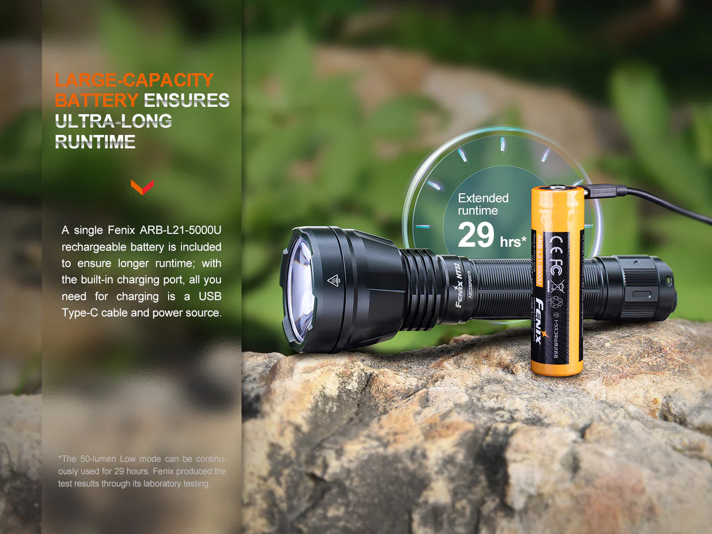 Fenix HT32 Hunting Flashlight with Red & Green Output - Image 4