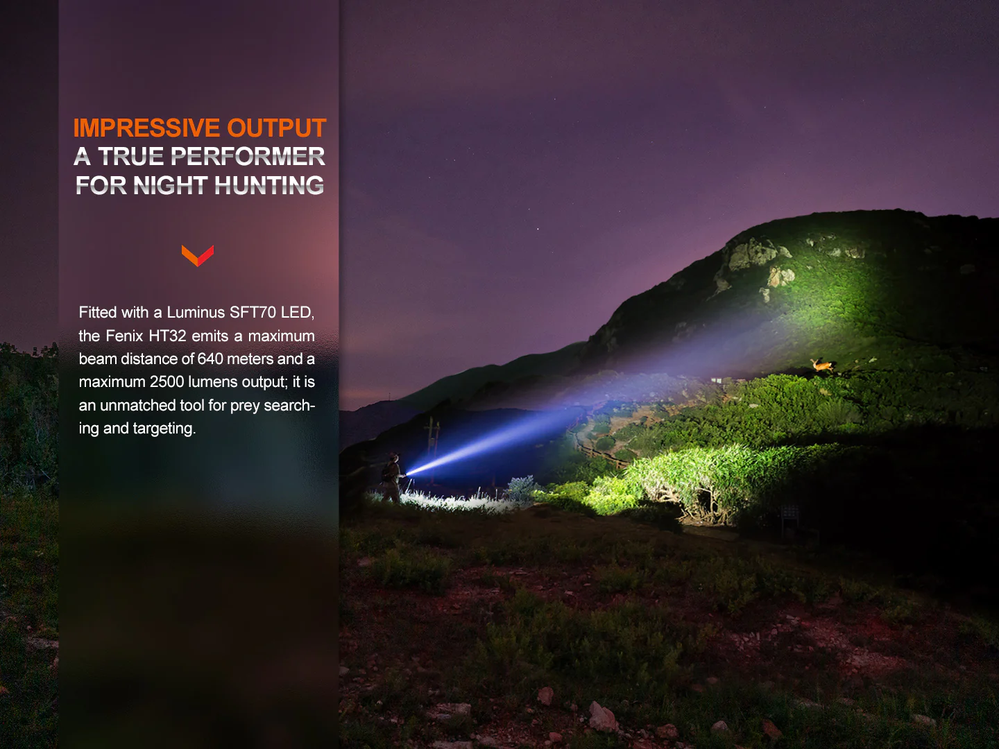 Fenix HT32 Hunting Flashlight with Red & Green Output - Image 9